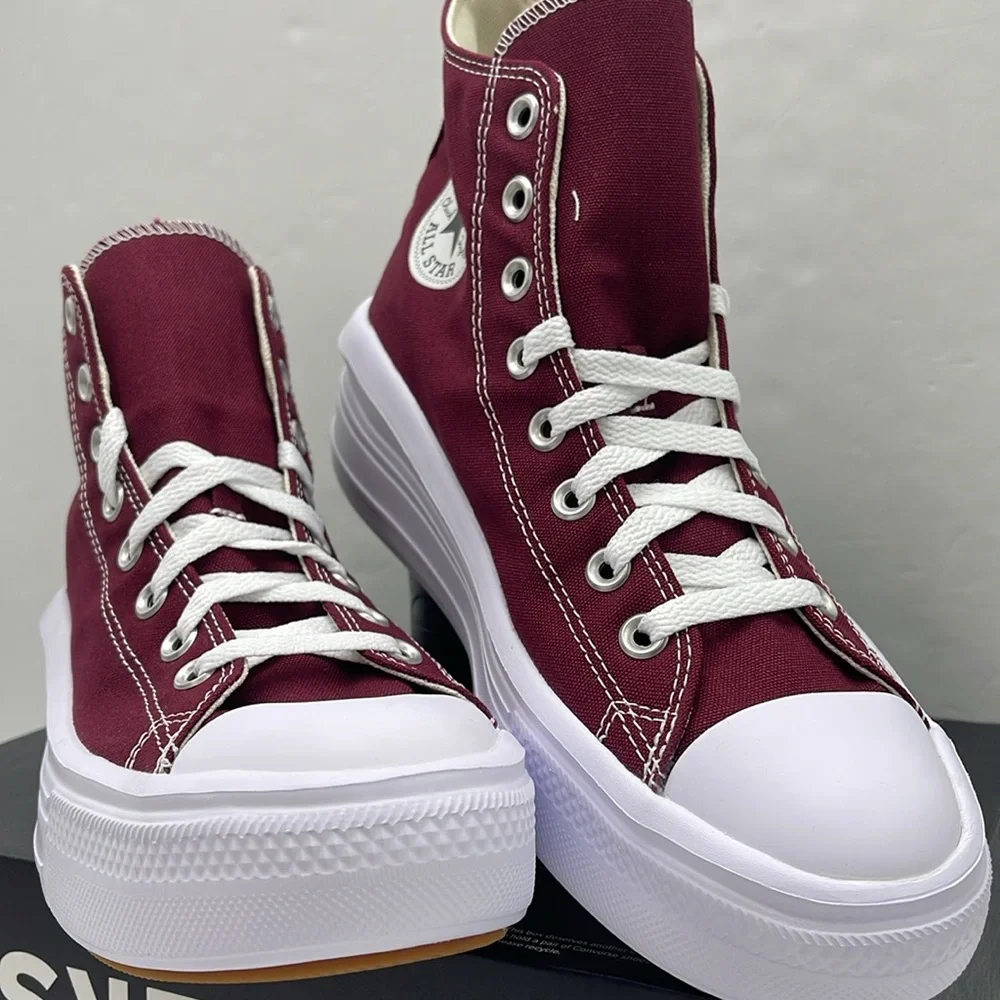 Converse WMNS High-Top Platform Sneakers A02430C CTAS MOVE HI
DARK BEETROOT/WHIT - Picture 4 of 16